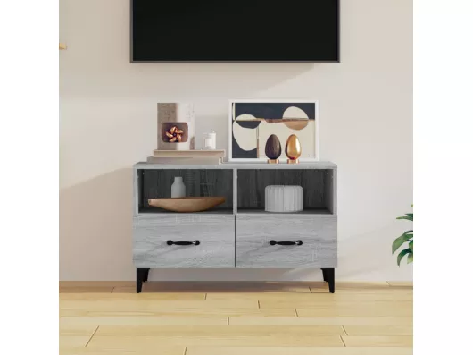 Kauf Unique TV-Schrank,TV-Möbel Grau Sonoma 80x36x50 cm Holzwerkstoff -gkd810309