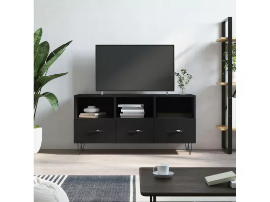 Kauf Unique TV-Schrank,TV-Möbel Schwarz 102x36x50 cm Holzwerkstoff -gkd150426