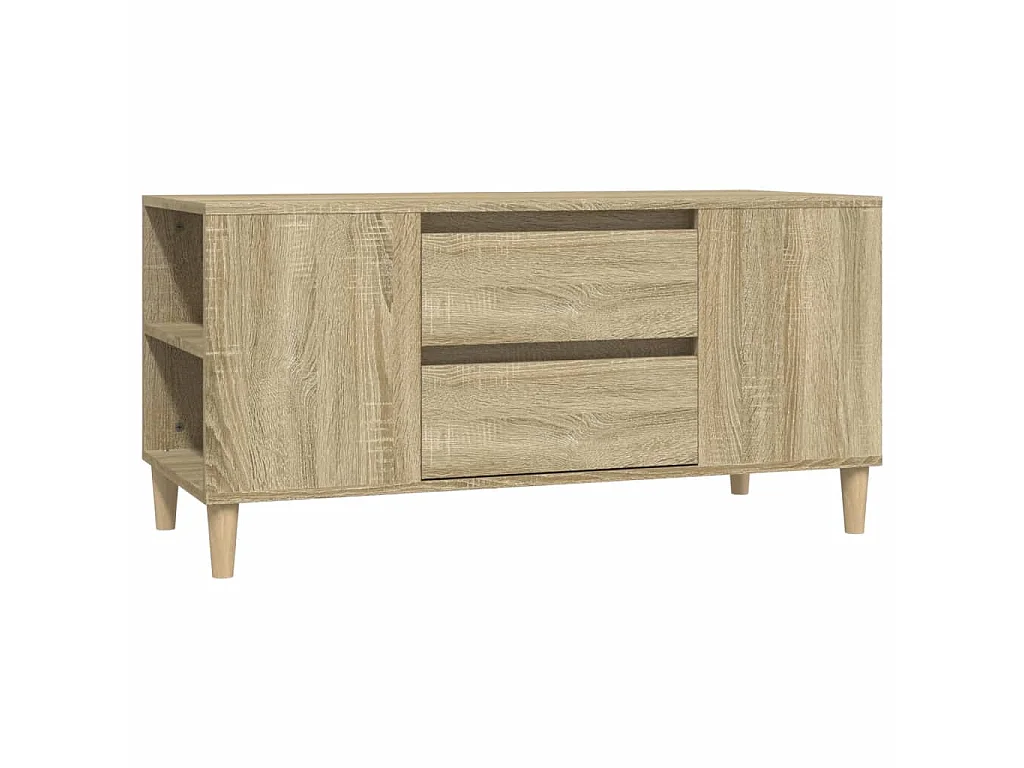 TV-Schrank,TV-Möbel Sonoma-Eiche 102x44,5x50 cm Holzwerkstoff -gkd535455