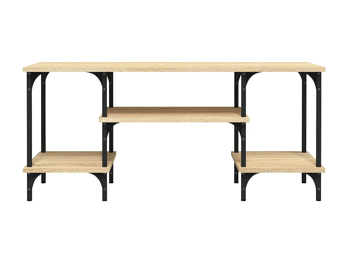 Mueble de TV madera contrachapada roble Sonoma 102x35x45,5 cm ES91561