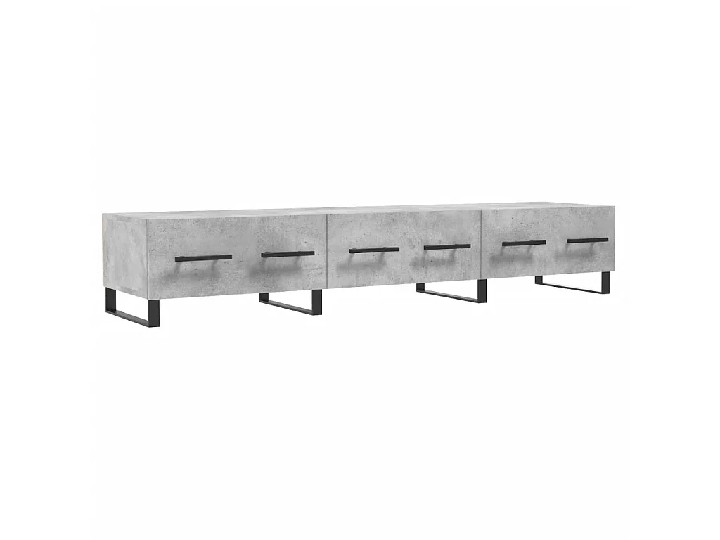 TV-Schrank,TV-Möbel Betongrau 150x36x30 cm Holzwerkstoff -gkd70695