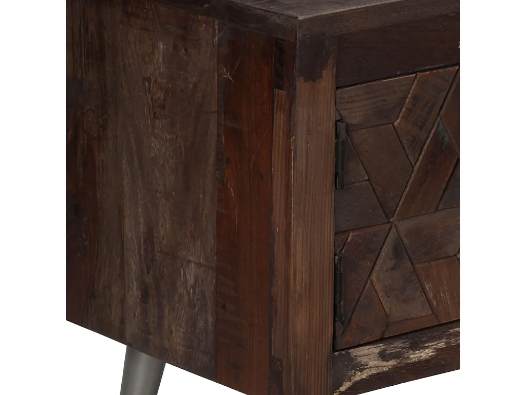 TV-Schrank,TV-Möbel Altholz Massiv 140x30x45 cm -gkd520671