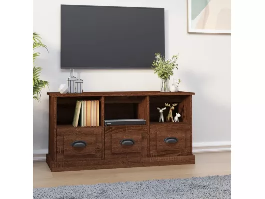 Kauf Unique TV-Schrank,TV-Möbel Braun Eichen-Optik 100x35x50 cm Holzwerkstoff -gkd32198