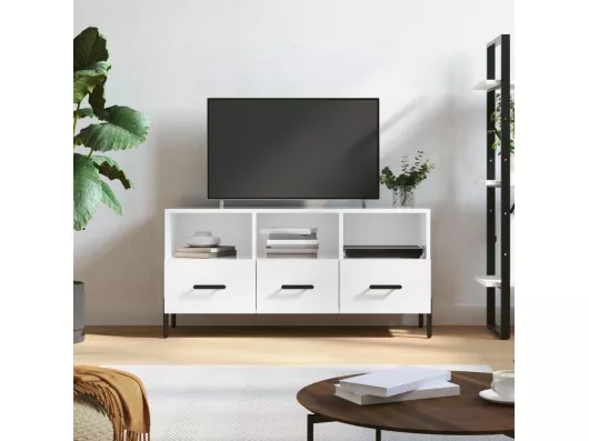 Kauf Unique TV-Schrank,TV-Möbel Hochglanz-Weiß 102x36x50 cm Holzwerkstoff -gkd679773