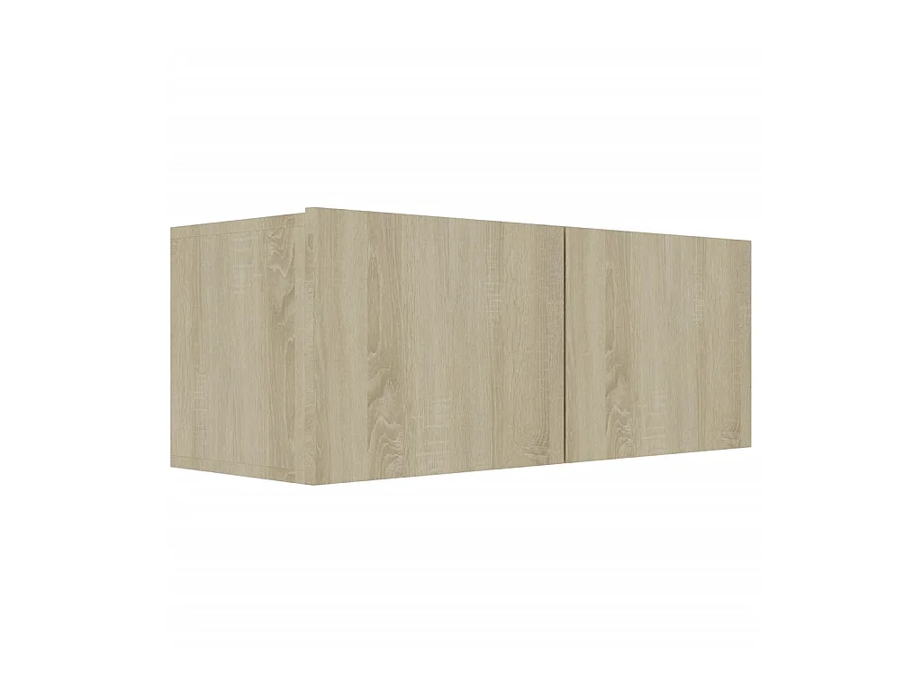 4-delige Tv-meubelset bewerkt hout sonoma eikenkleurig NL50160