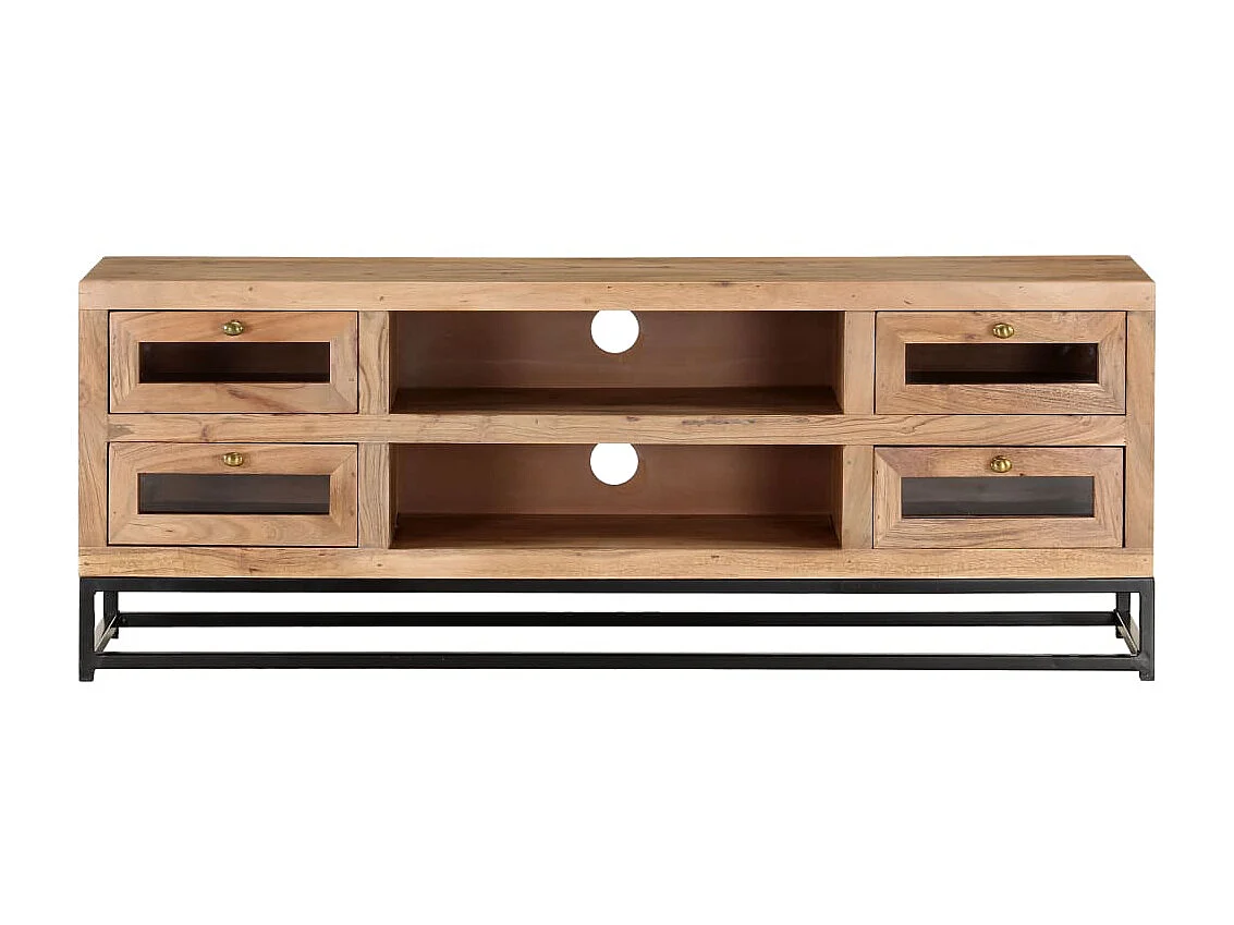 TV-Schrank,TV-Möbel 110x30x40 cm Akazie Massivholz -gkd939177