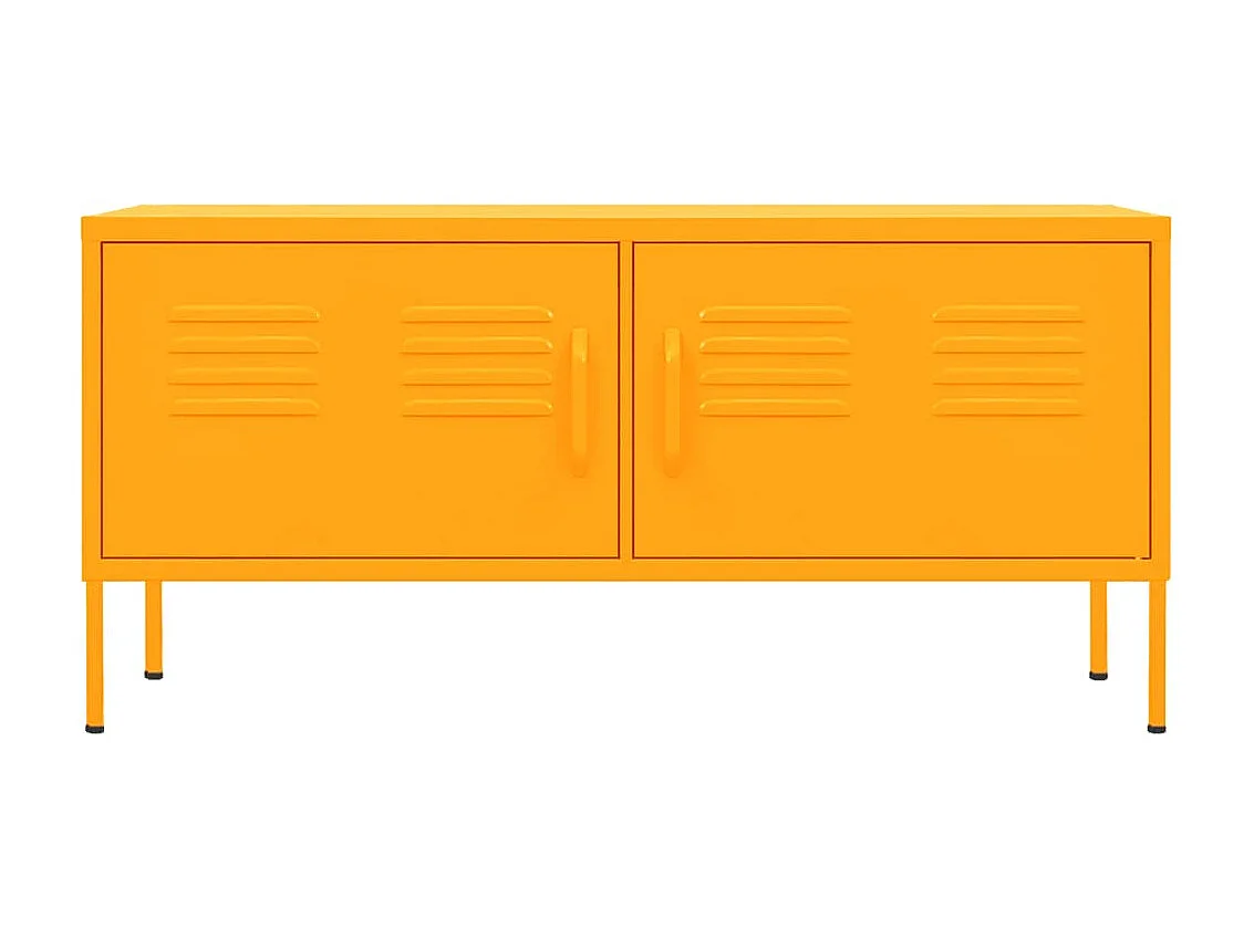 TV-Schrank,TV-Möbel Senfgelb 105x35x50 cm Stahl -gkd527919