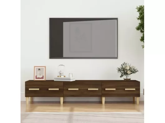 Kauf Unique TV-Schrank,TV-Möbel Braun Eichen-Optik 150x34,5x30 cm Holzwerkstoff -gkd140751