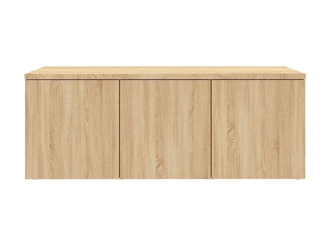 Tv-meubel 80x34x30 cm bewerkt hout sonoma eikenkleurig NL95200