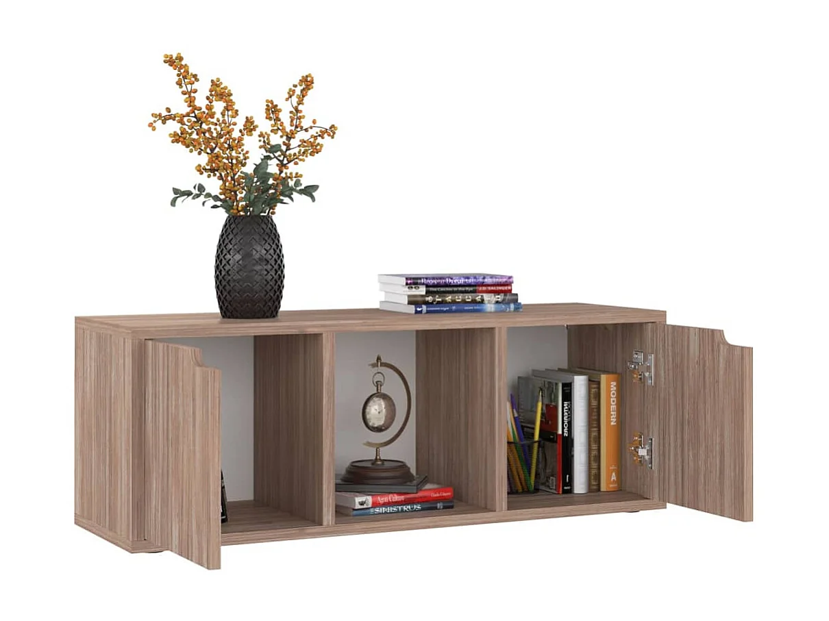 Mueble TV madera de ingeniería roble sonoma 88,5x27,5x30,5 cm ES99422