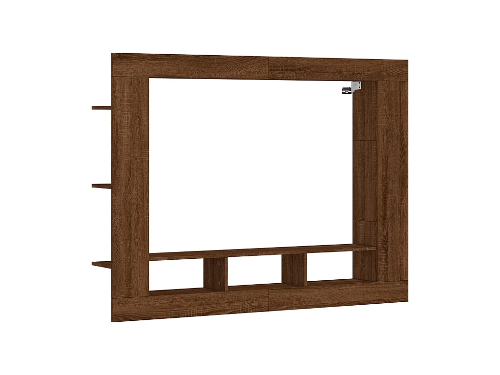 TV-Schrank,TV-Möbel Braun Eichen-Optik 152x22x113 cm Holzwerkstoff -gkd408088