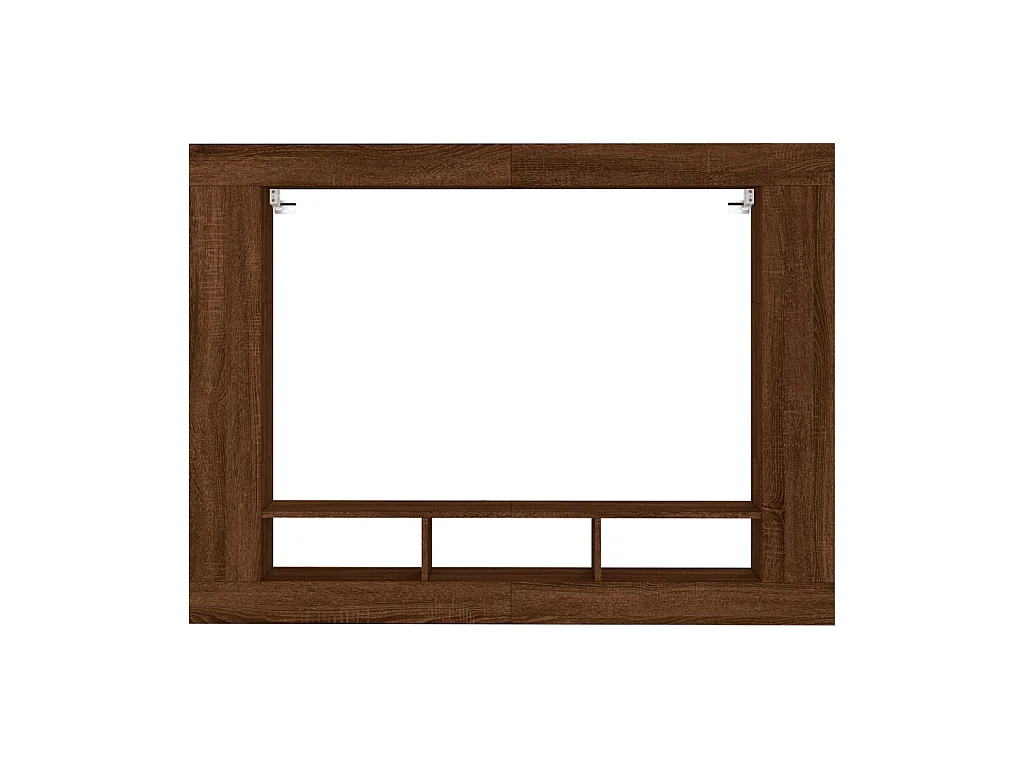 TV-Schrank,TV-Möbel Braun Eichen-Optik 152x22x113 cm Holzwerkstoff -gkd408088