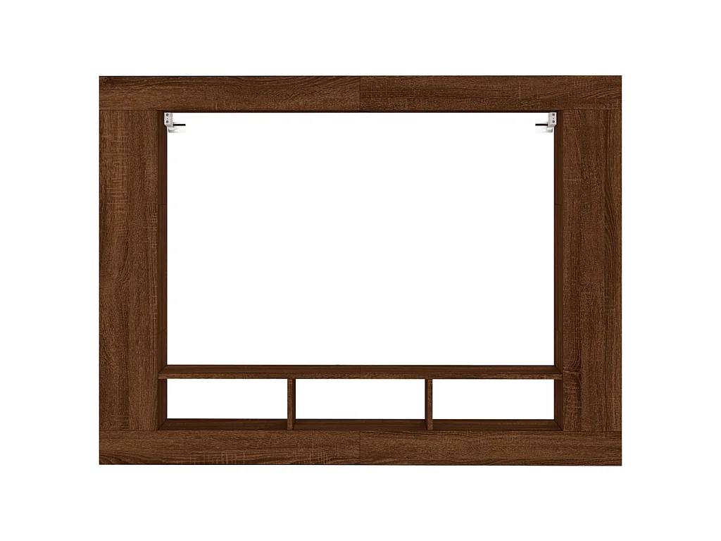 Meuble TV chêne marron 152x22x113 cm bois d'ingénierie BE22151