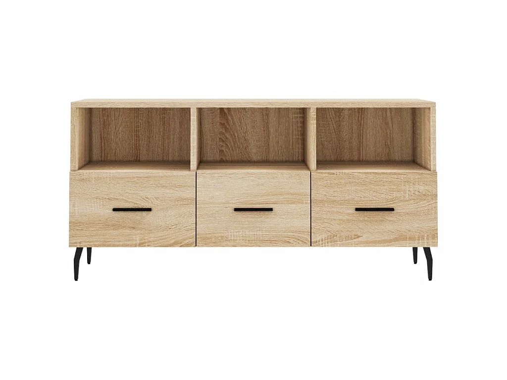 Meuble TV chêne sonoma 102x36x50 cm bois d'ingénierie BE86905