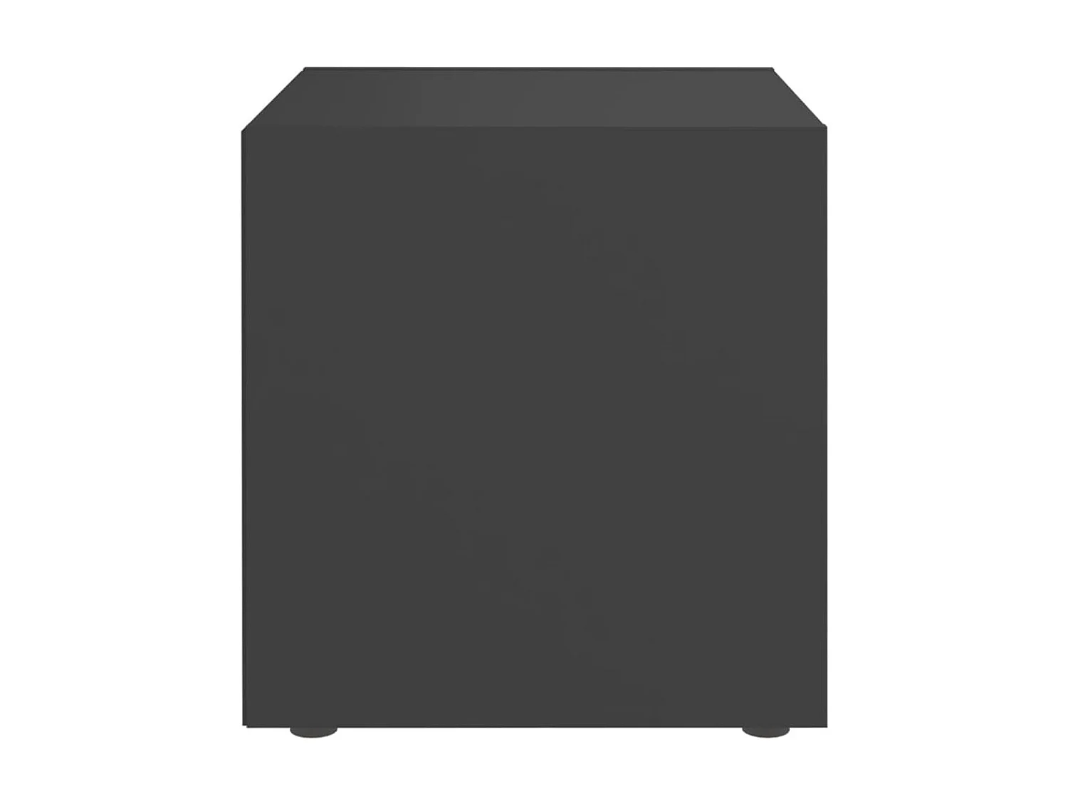 2 pcs Meubles TV Gris 37x35x37 cm Aggloméré BE75246