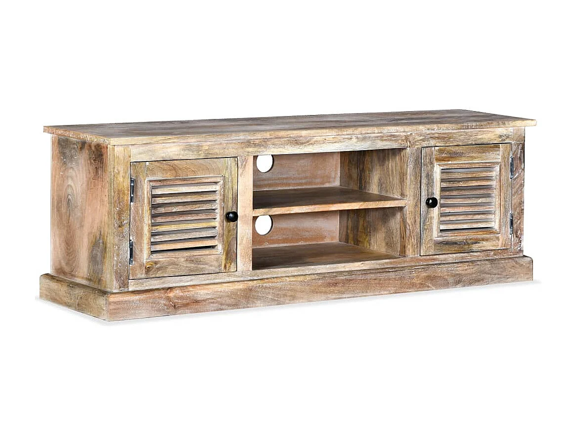 Meuble TV Bois de manguier massif BE85037