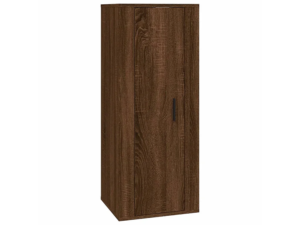 3-tlg. TV-Schrank-Set,TV-Möbel Braun Eichen-Optik Holzwerkstoff -gkd92841