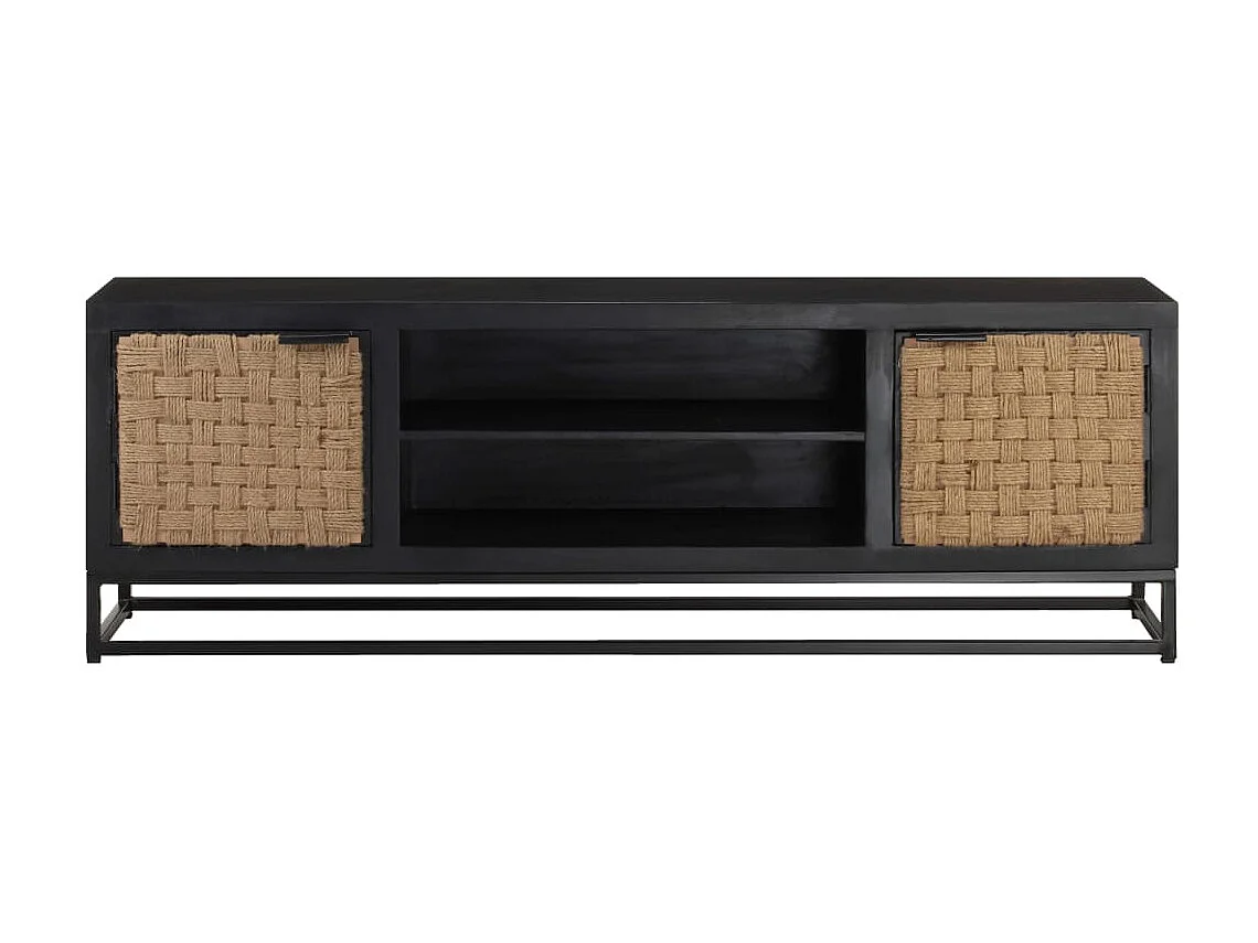 Meuble TV 120x30x40 cm Bois massif de manguier BE55137