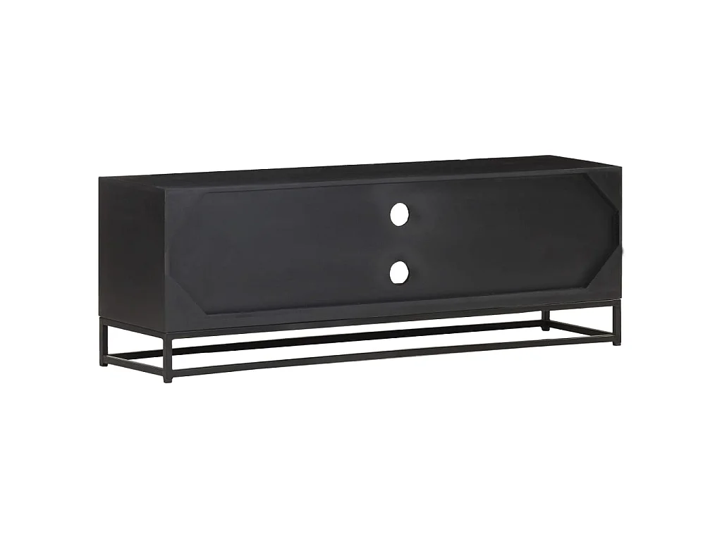 Meuble TV 120x30x40 cm Bois massif de manguier BE55137