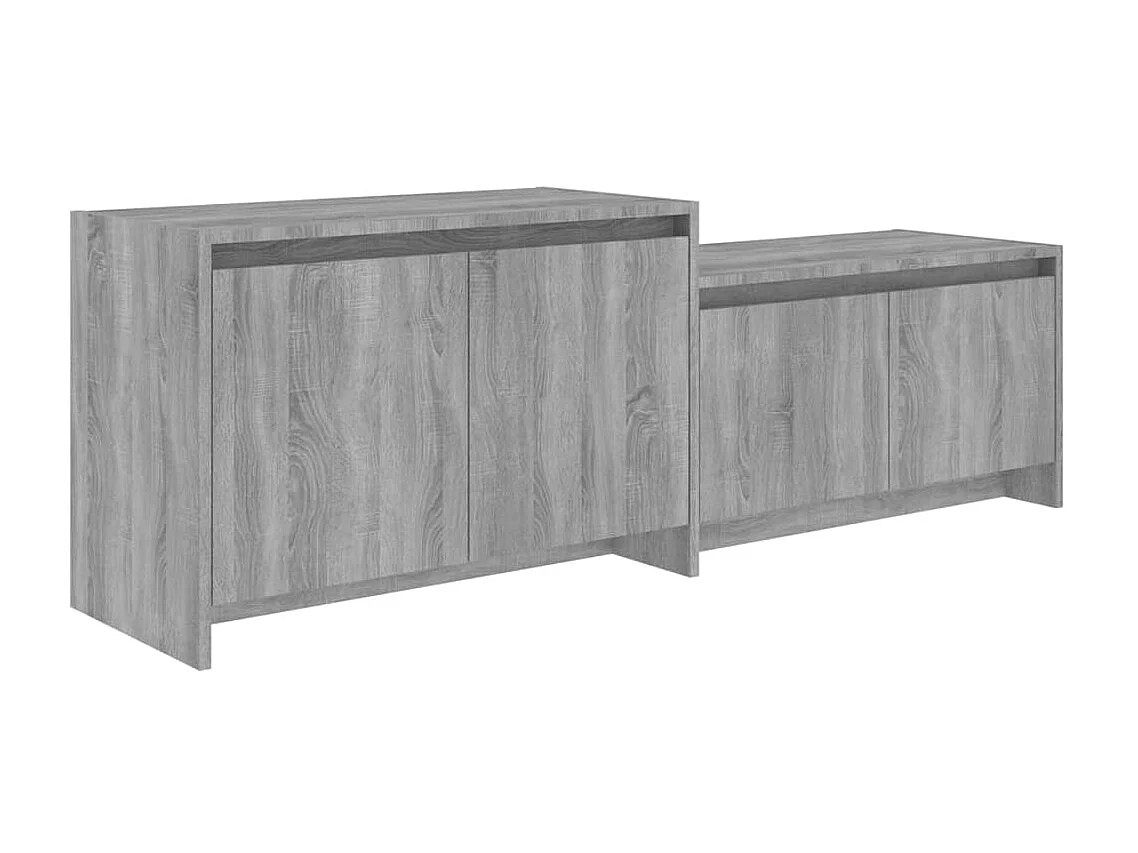 Mobile TV | Armadietto TV Grigio Sonoma 146,5x35x50 cm in Truciolato