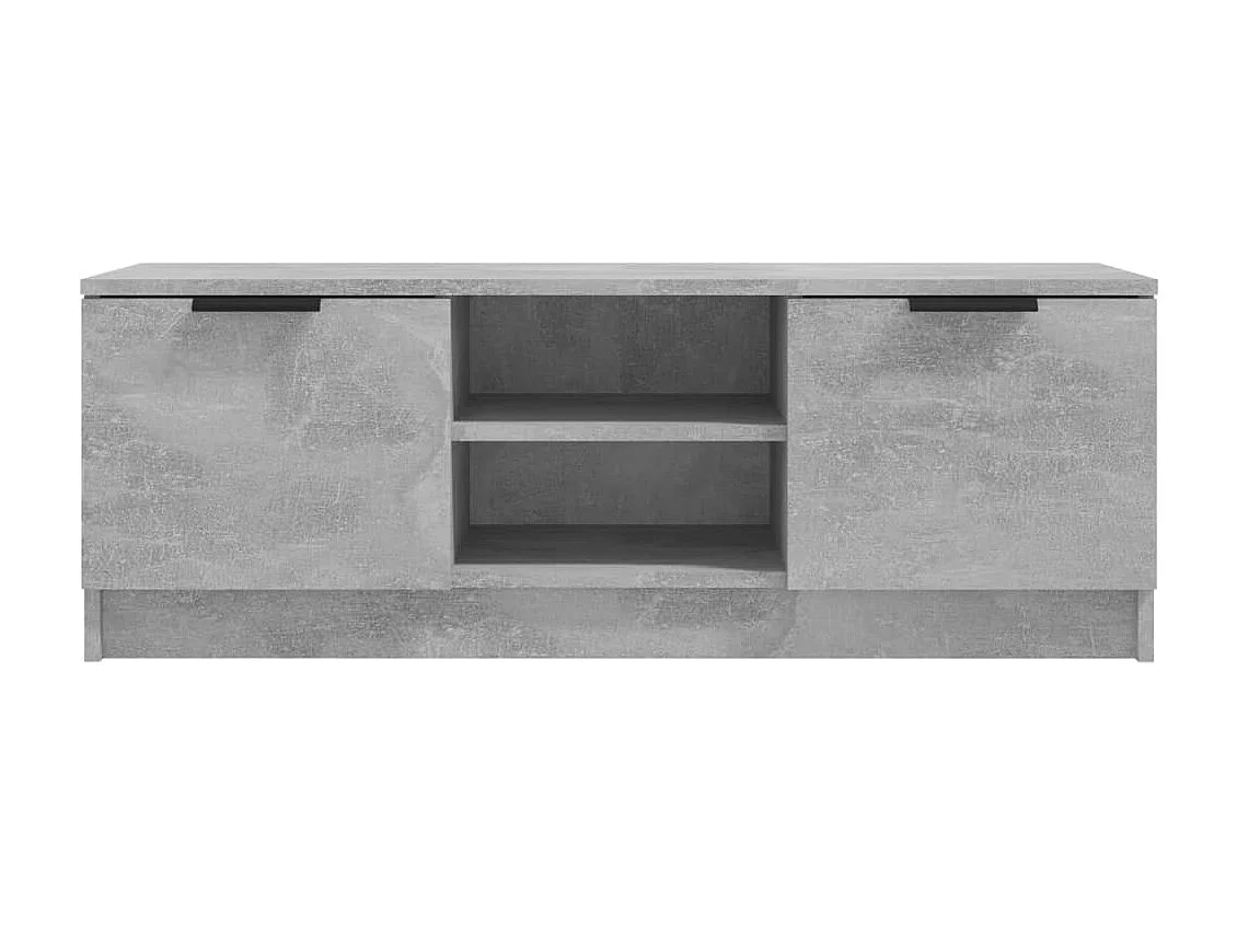 TV-Schrank,TV-Möbel Betongrau 102x35x36,5 cm Holzwerkstoff -gkd793972