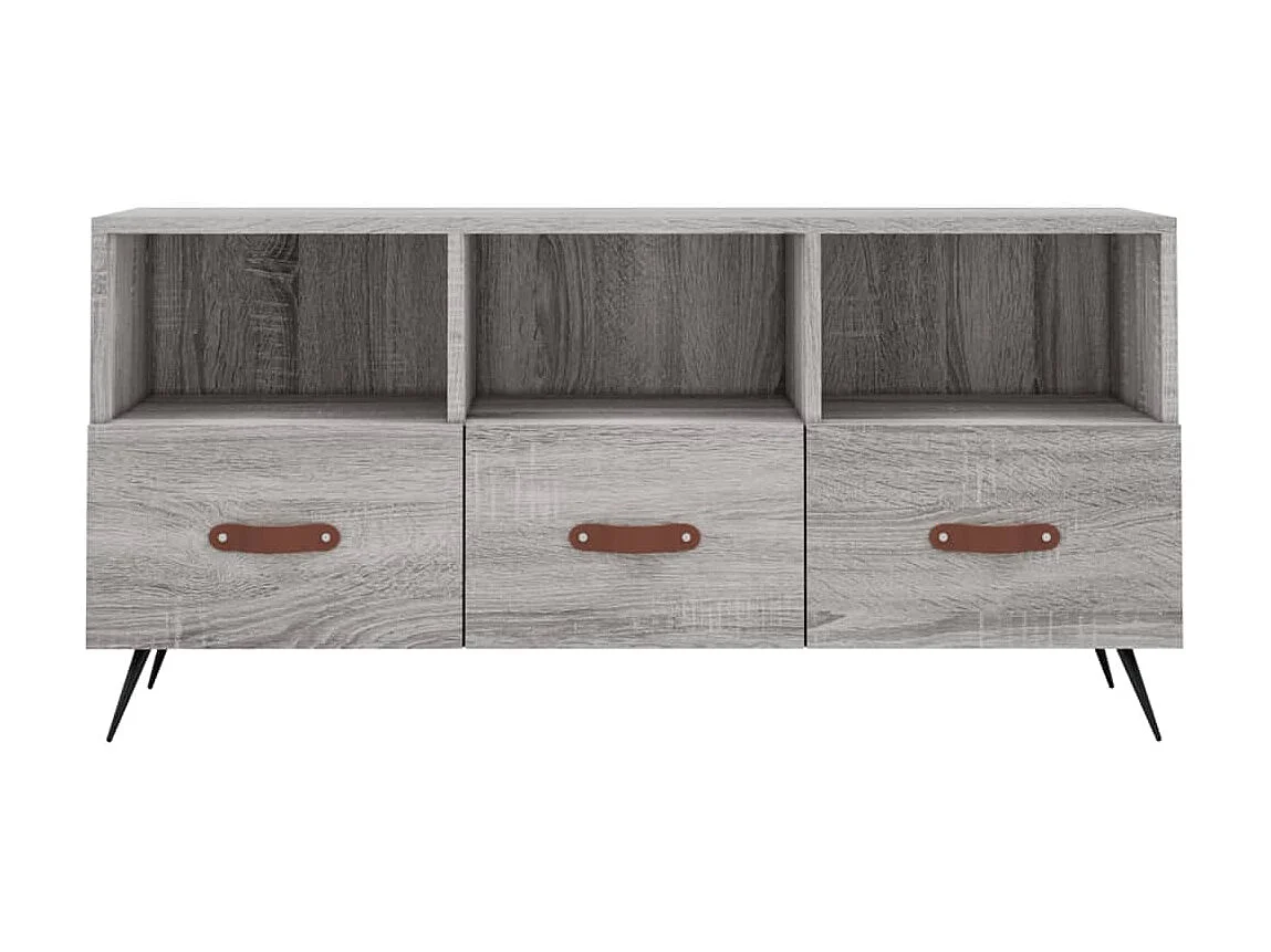 Meuble TV sonoma BEis 102x36x50 cm bois d'ingénierie BE99057