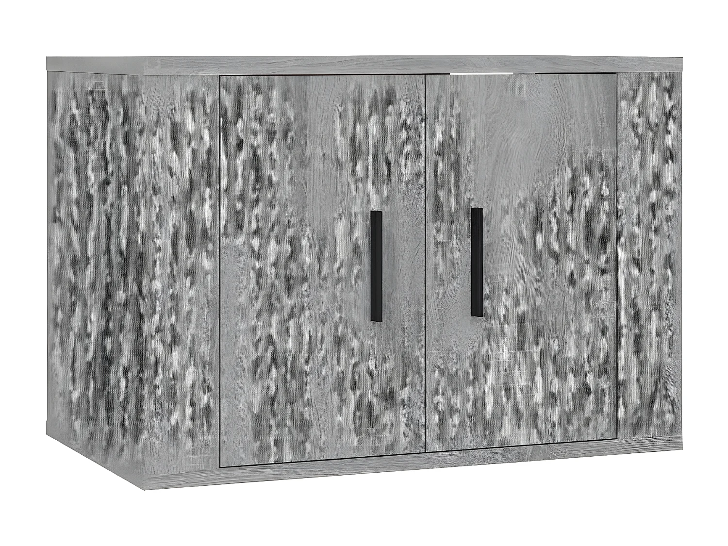 2-tlg. TV-Schrank-Set,TV-Möbel Grau Sonoma Holzwerkstoff -gkd966421