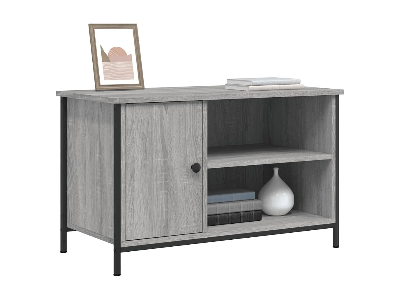 Meuble TV Sonoma BEis 80x40x50 cm Bois d'ingénierie BE31331