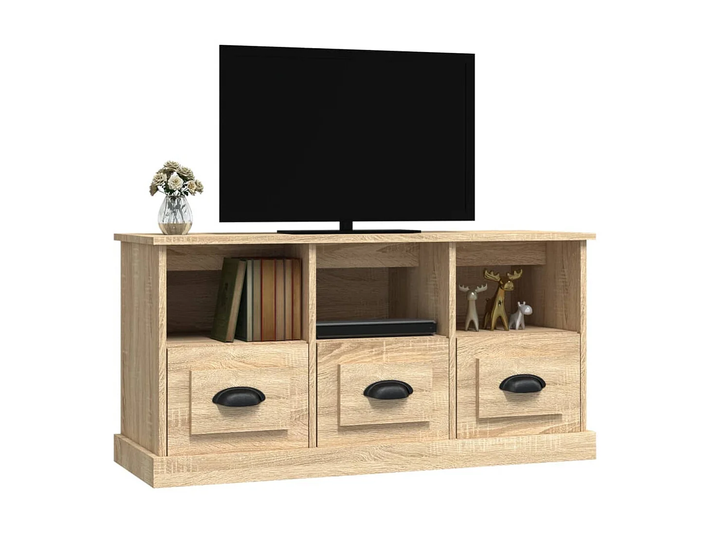 TV-Schrank,TV-Möbel Sonoma-Eiche 100x35x50 cm Holzwerkstoff -gkd383962