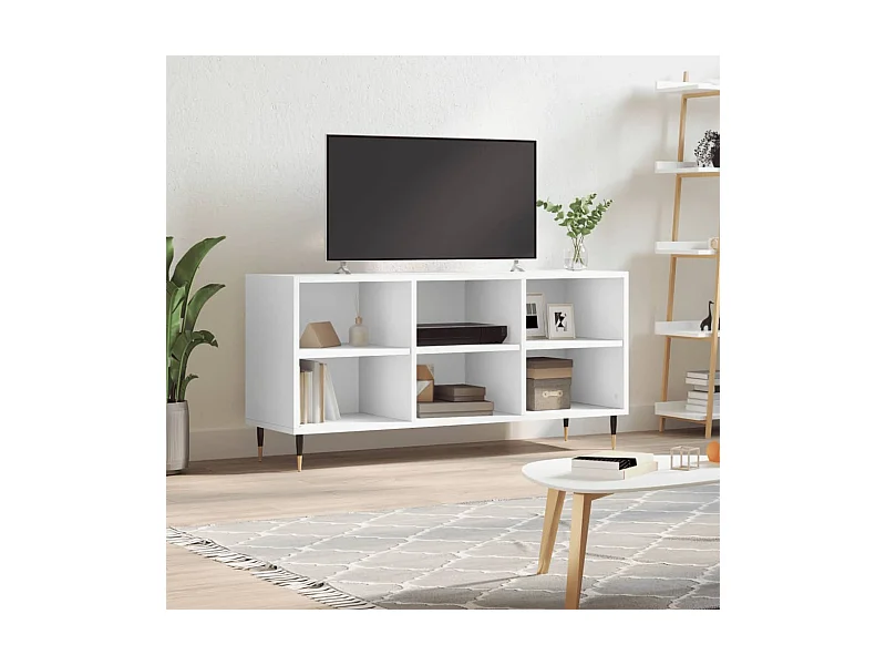 TV-Schrank,TV-Möbel Weiß 103,5x30x50 cm Holzwerkstoff -gkd390377