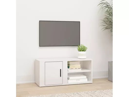 Kauf Unique TV-Schrank,TV-Möbel Hochglanz-Weiß 80x31,5x36 cm Holzwerkstoff -gkd71028