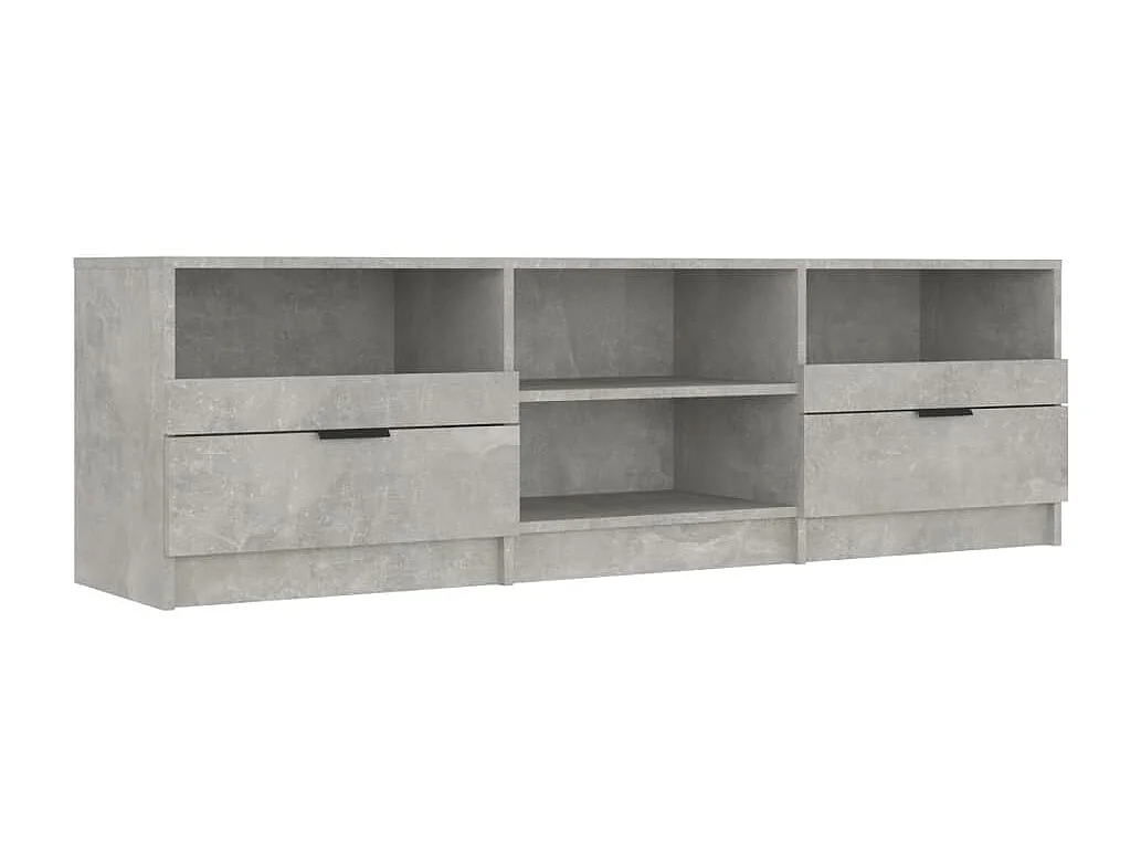 TV-Schrank,TV-Möbel Betongrau 150x33,5x45 cm Holzwerkstoff -gkd66558