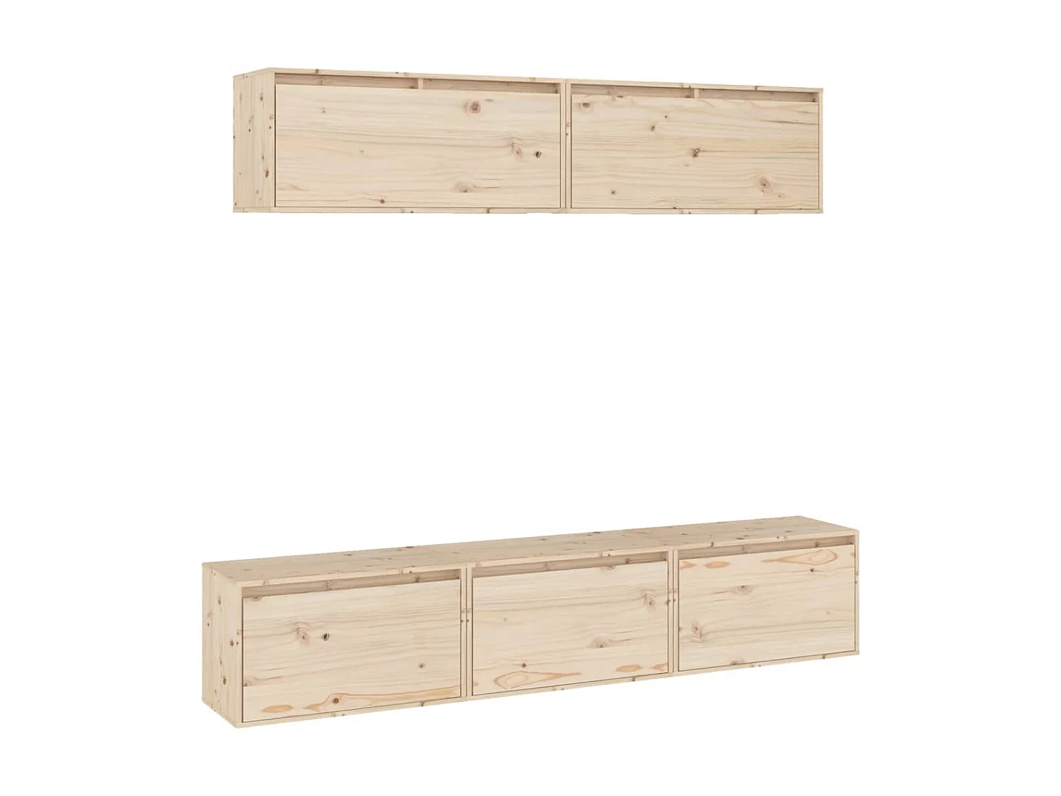 5 pcs Meubles TV Bois massif de pin BE68639