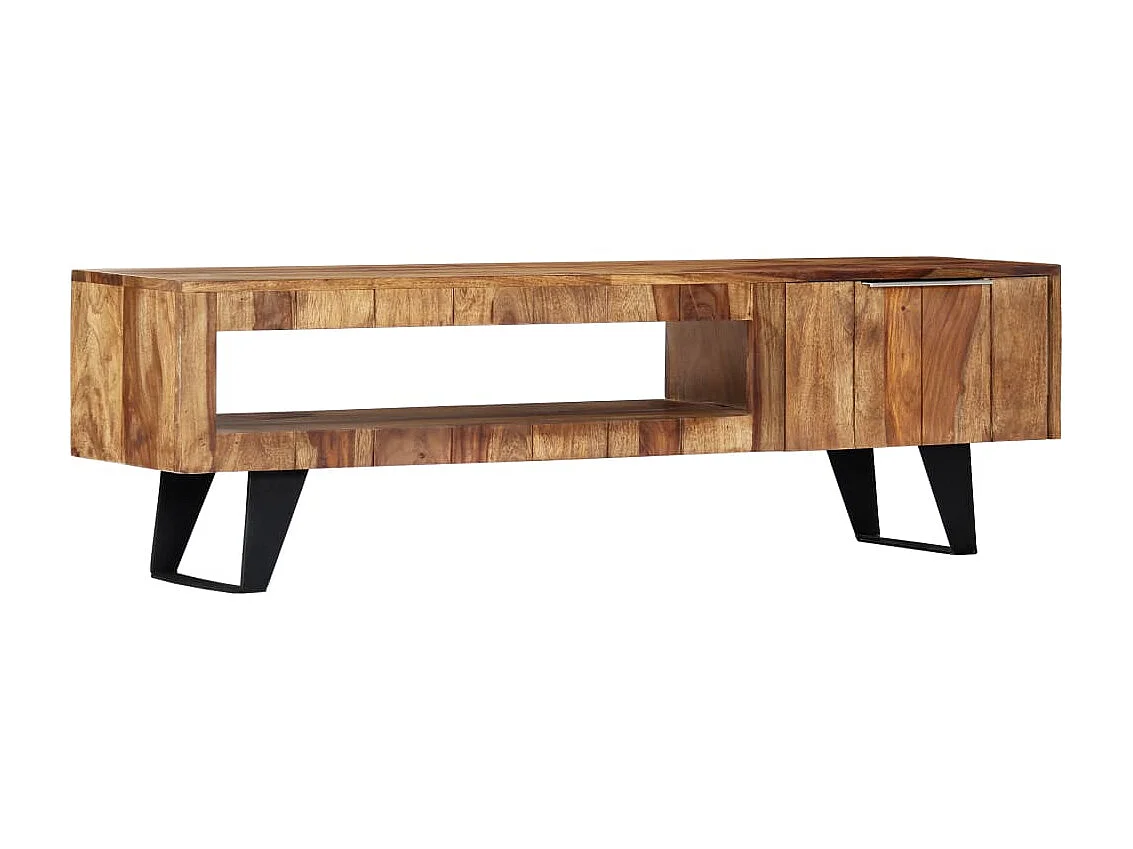 Mueble para TV madera maciza de sheesham 140x30x40 cm ES27646