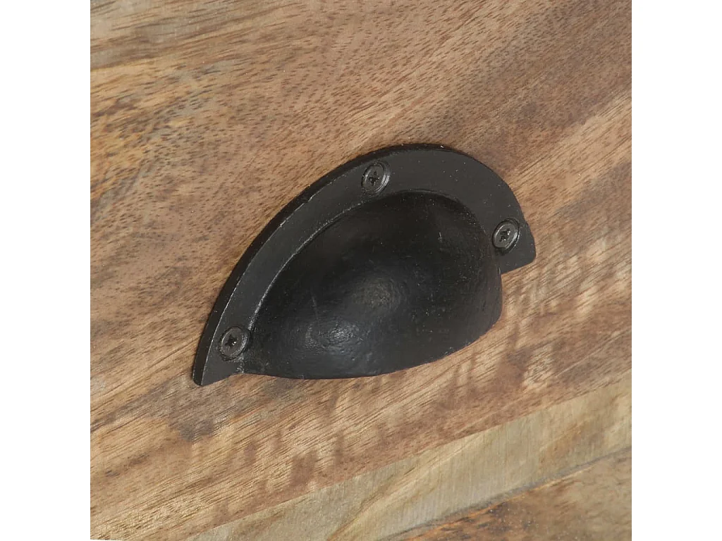 Meuble TV 110x30x50 cm Bois massif de manguier BE50604