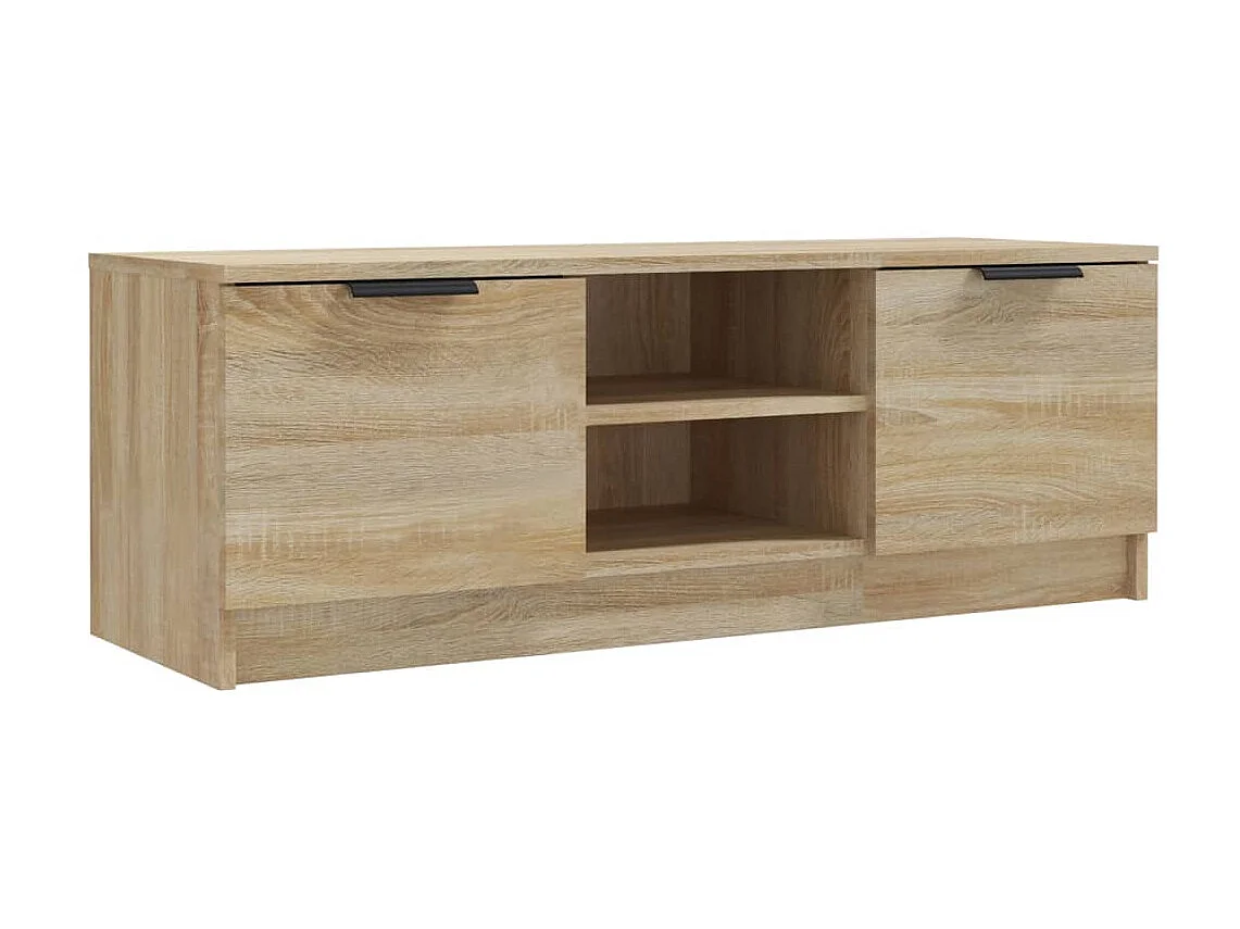 Meuble TV Chêne sonoma 102x35x36,5 cm Bois d'ingénierie BE21760