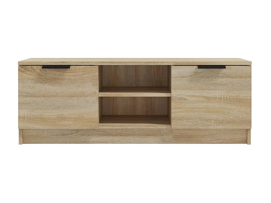 Meuble TV Chêne sonoma 102x35x36,5 cm Bois d'ingénierie BE21760