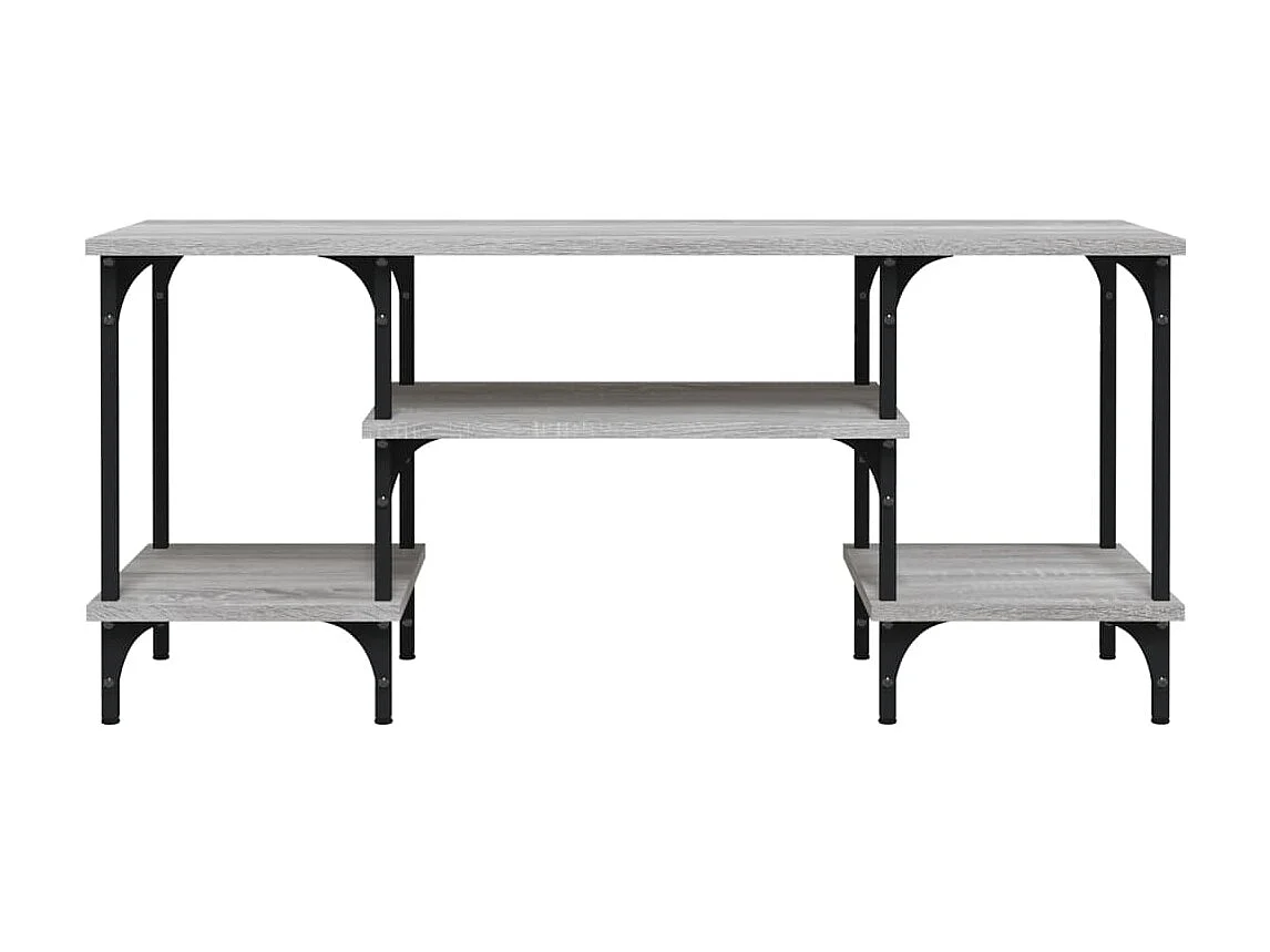 Meuble TV Sonoma gris 102x35x45,5 cm bois d'ingénierie BE28521