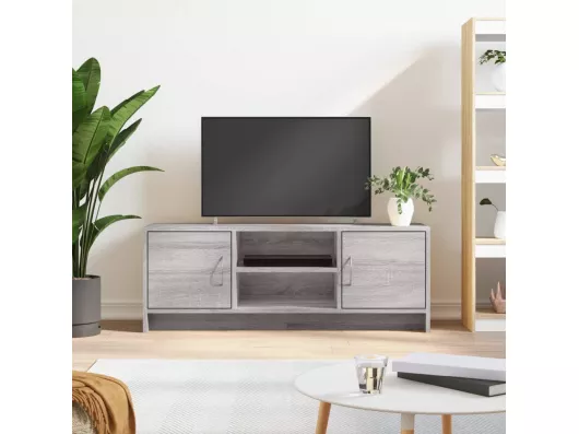 Kauf Unique TV-Schrank,TV-Möbel Grau Sonoma 102x30x37,5 cm Holzwerkstoff -gkd409990