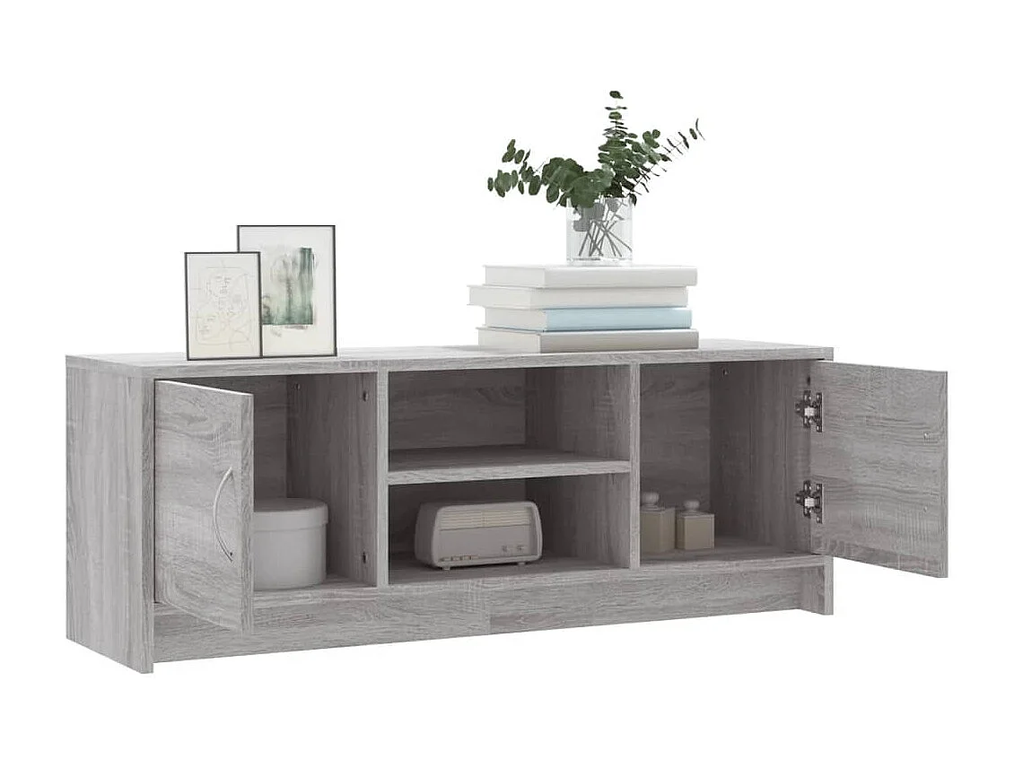 Meuble TV sonoma BEis 102x30x37,5 cm bois d'ingénierie BE48577