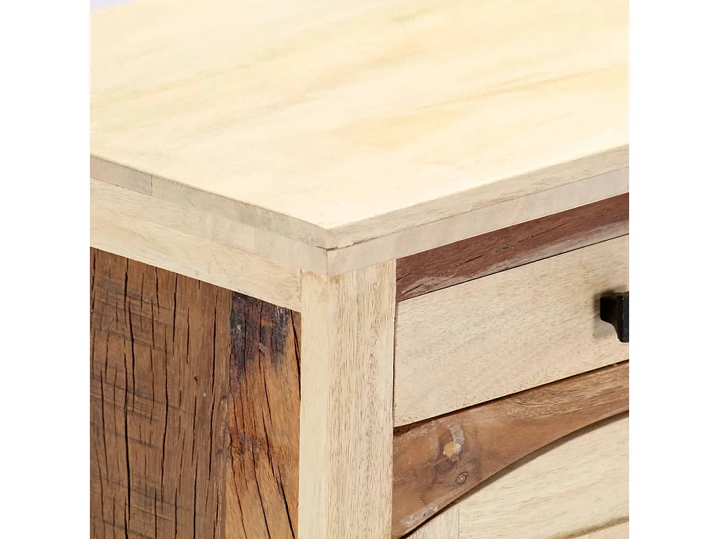 Meuble TV 120 x 30 x 40 cm Bois de récupération massif BE63958