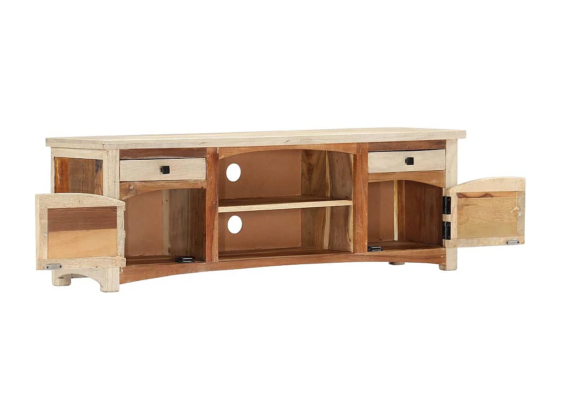 Meuble TV 120 x 30 x 40 cm Bois de récupération massif BE63958
