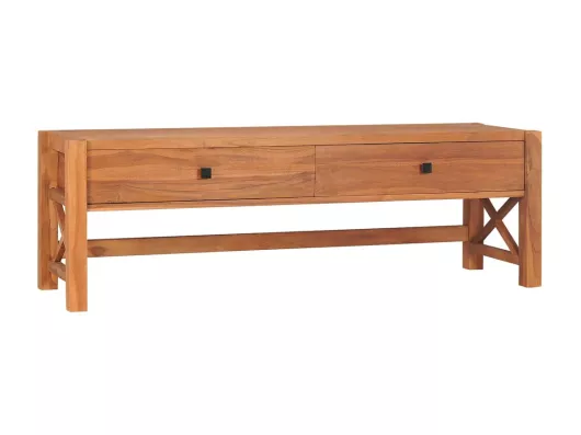 Kauf Unique TV-Schrank,TV-Möbel mit Schubladen 120x40x45 cm Massivholz Teak -gkd782930