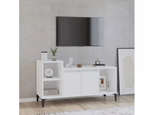 Kauf Unique TV-Schrank,TV-Möbel Hochglanz-Weiß 100x35x55 cm Holzwerkstoff -gkd216612