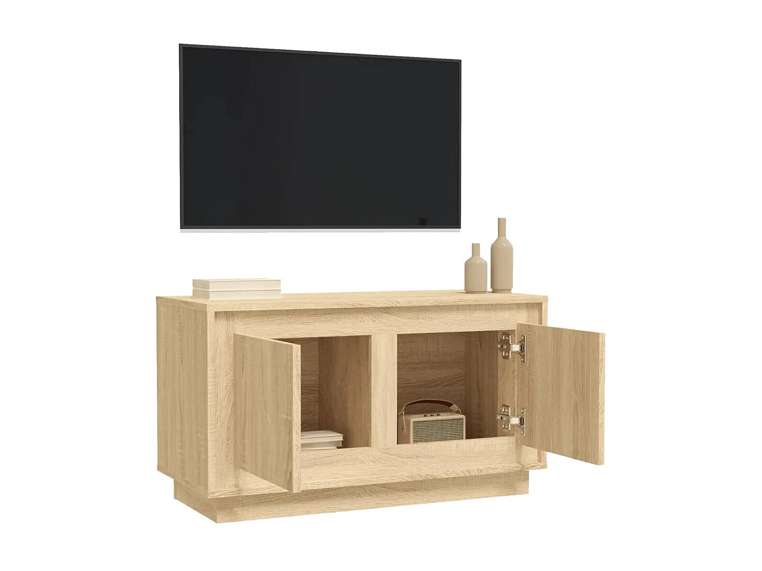 TV-Schrank,TV-Möbel Sonoma-Eiche 80x35x45 cm Holzwerkstoff -gkd376259