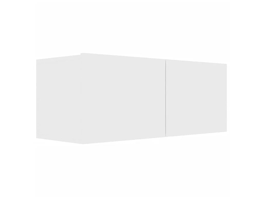 Meubles TV 6 pcs Blanc Bois d'ingénierie BE80608