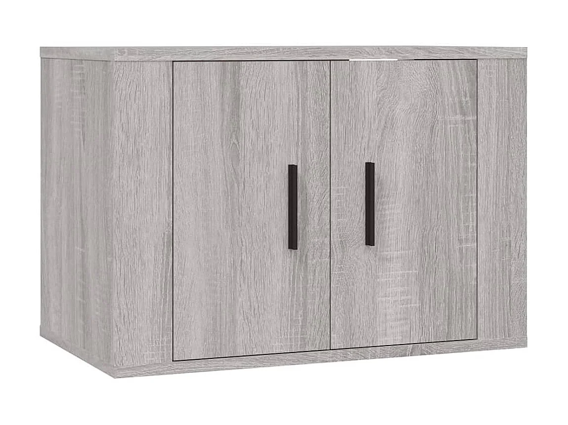 Set de muebles para TV 2 pzas madera contrachapada gris Sonoma ES90229