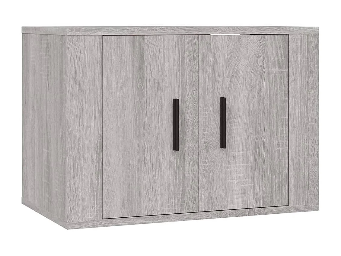 Set de muebles para TV 2 pzas madera contrachapada gris Sonoma ES90229