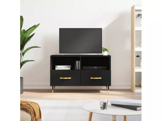 Kauf Unique TV-Schrank,TV-Möbel Schwarz 80x36x50 cm Holzwerkstoff -gkd545353