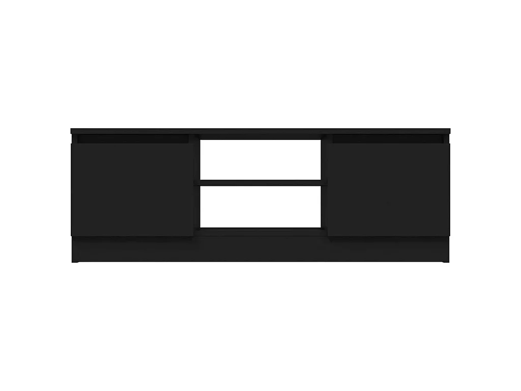 TV-Schrank,TV-Möbel mit Tür Schwarz 102x30x36 cm -gkd33471